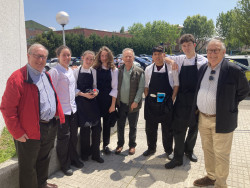 Almuerzo en la Escuela de Hosteler&iacute;a de Pe&ntilde;acastillo. Por Pedro Arce