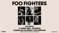 Aplazado hasta el 17 de junio de 2021 el concierto de Foo Fighters en Valencia