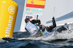 Brillante jornada en 49er FX y 470. Echegoyen/Barcel&oacute; y Xammar/Brugman suben hasta la quinta posici&oacute;n en sus respectivas clases