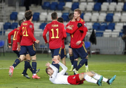 Cr&oacute;nica del Georgia - Espa&ntilde;a, 1-2