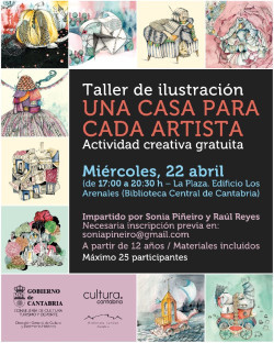 Cultura convoca un taller de ilustraciones sobre la muestra `Una casa para cada artista`