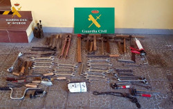 Detenido por sustraer herramientas de una vivienda que fueron localizadas a la venta