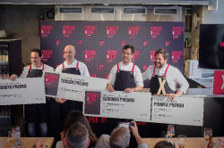 El chef Miguel Borreguero, de La Ostrer&iacute;a San Vicente, tercer premio del Desaf&iacute;o XChef de Cervezas 1906