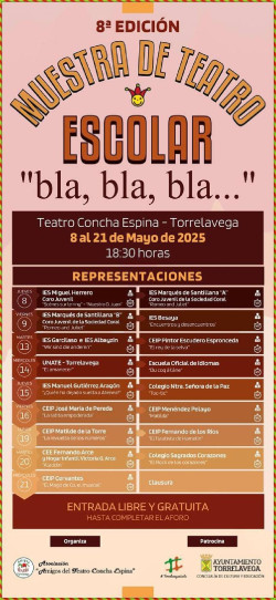 El Teatro Concha Espina acoge hasta el d&iacute;a 21 la VIII Muestra de Teatro Escolar `Bla, bla, bla...`