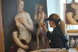 El Thyssen restaura la "fragmentada" `Venus y Cupido` de Rubens