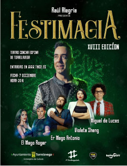 El TMCE acoge hoy la vuelta de Festimagia a Torrelavega con Ra&uacute;l Alegr&iacute;a, el Mago Roger, Violeta Zheng y Er Mago Antonio