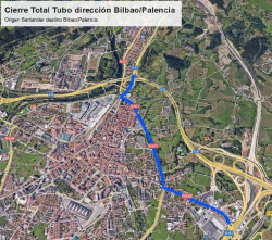 El t&uacute;nel de Torrelavega de la A-8 se cortar&aacute; por las noches hasta el 6 de junio