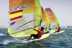 Estreno del Europeo de RS:X con el ESP Sailing Team en el Top10