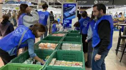 Gandhi y la recogida de alimentos