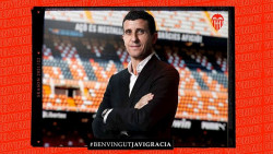 Javi Gracia, nuevo entrenador del Valencia CF hasta 2022