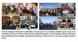 Jos&eacute; Antonio Otero, presidente del Centro Gallego en su Centenario