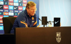 Koeman: "Vamos a luchar aunque LaLiga no est&eacute; en nuestras manos"