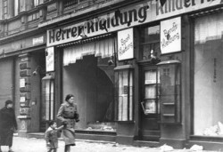 La noche de los cristales rotos. (Kristallnacht)  El origen del holocausto