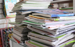 &nbsp;La vuelta al colegio con material usado.   Carlos Magdalena