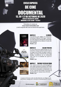 Laredo acoge un ciclo de cine documental "express" del 13 al 27 de octubre