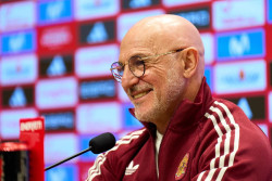 Luis de la Fuente: "Vamos a ver al mejor Rodri que hemos visto nunca"