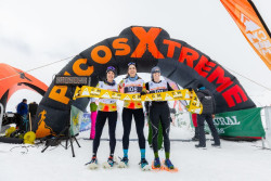 M&aacute;s de 500 deportistas participan en la XII Picos Snow Run en Fuente D&eacute;