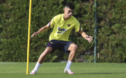 Pedri: "Mi &iacute;dolo es Iniesta y ahora quiero aprender del mejor y espero que se quede"