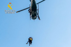  Rescatado en helic&oacute;ptero un monta&ntilde;ero con el hombro dislocado en los Picos de Europa
