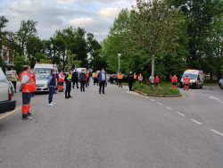 Santa Mar&iacute;a de Cay&oacute;n, realiza un emotivo minuto de silencio en homenaje a las v&iacute;ctimas del Covid-19.