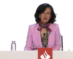 Santander pierde 9.048 millones hasta septiembre, pero logra beneficio de 1.750 millones en tercer trimestre