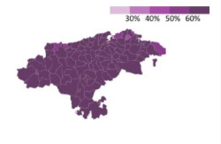  Solo siete municipios c&aacute;ntabros tienen vacunado a menos del 60% de su poblaci&oacute;n