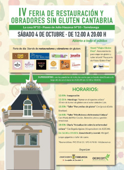 Torrelavega acoge el 4 de octubre la IV Feria de restauraci&oacute;n y obradores sin gluten