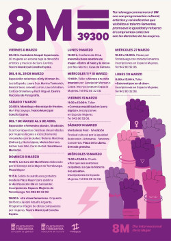  Torrelavega conmemora el 8M con actividades culturales, formativas y reivindicativas durante todo el mes