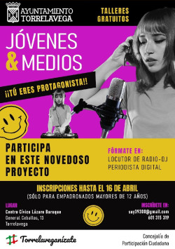 Torrelavega ofrece a los j&oacute;venes una propuesta para explorar roles de locutor de radio, Dj o creador de contenido