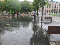 Tres localidades c&aacute;ntabras, entre las tres en las que m&aacute;s ha llovido al inicio de la jornada